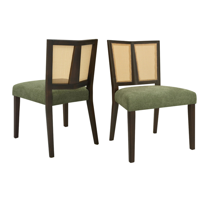 Mid Century Rattan Dining Chair Without Arms Set - R&R Furniture Gallery (Fountain Valley, CA)