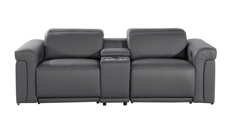 1126 - 7-Piece Modular Power Reclining Sofa, Loveseat & Chair Set In With 5 Power Recliners & Power Headrests