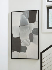Adilson - Wall Art - White / Gray / Black - R&R Furniture Gallery (Fountain Valley, CA)