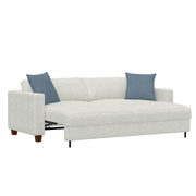 Pop Up Sleeper Sofa For Living Spaces - White - R&R Furniture Gallery (Fountain Valley, CA)