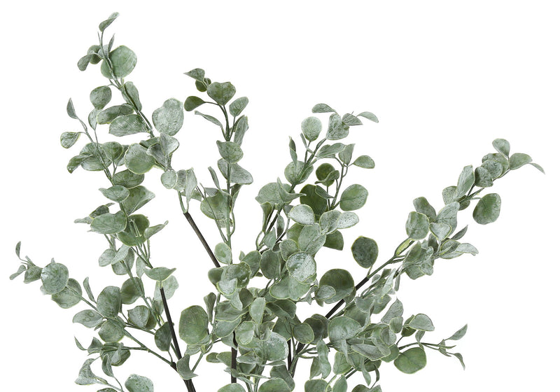 35" Tall, Artificial Plant, Eucalyptus Tree, Indoor, Faux, Fake, Floor, Greenery, Potted, Decorative - Green / Black - R&R Furniture Gallery (Fountain Valley, CA)