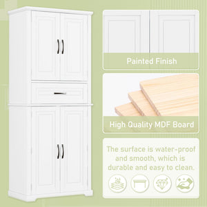 Bathroom Storage Cabinet With Drawer And Adjustable Shelf