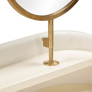 Penelope - Vegan Leather Wrapped Vanity Desk - R&R Furniture Gallery (Fountain Valley, CA)