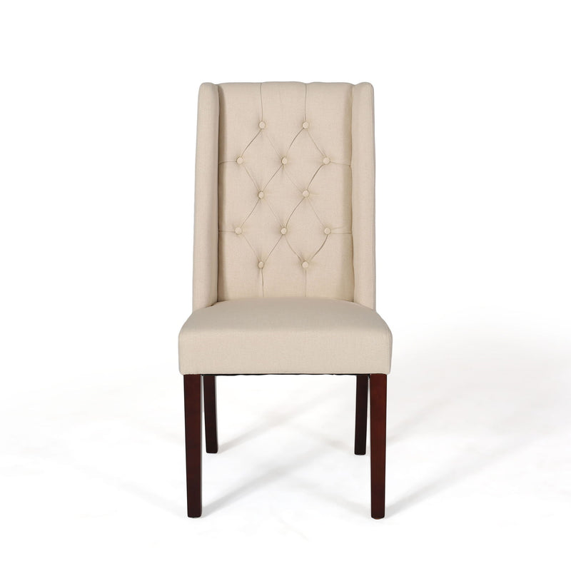 Sophisticated Tufted Dining Chair With High Back Design - R&R Furniture Gallery (Fountain Valley, CA)