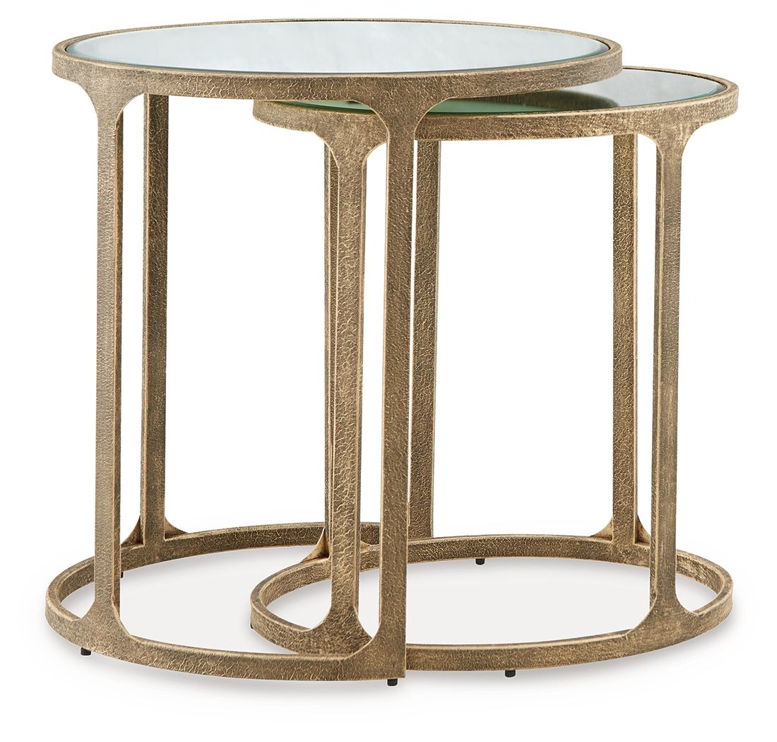 Irmaleigh - Accent Table Set (Set of 2) - Antique Black - R&R Furniture Gallery (Fountain Valley, CA)