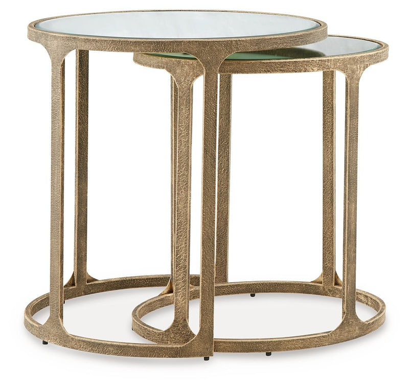 Irmaleigh - Accent Table Set (Set of 2) - Antique Black - R&R Furniture Gallery (Fountain Valley, CA)
