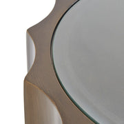 Valentina - Accent Table With Scalloped Edge Design - Bronze - R&R Furniture Gallery (Fountain Valley, CA)