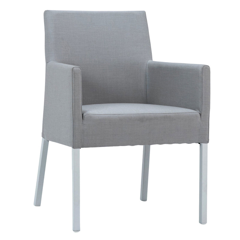 Norman - Outdoor Dining Chair - Gray And White