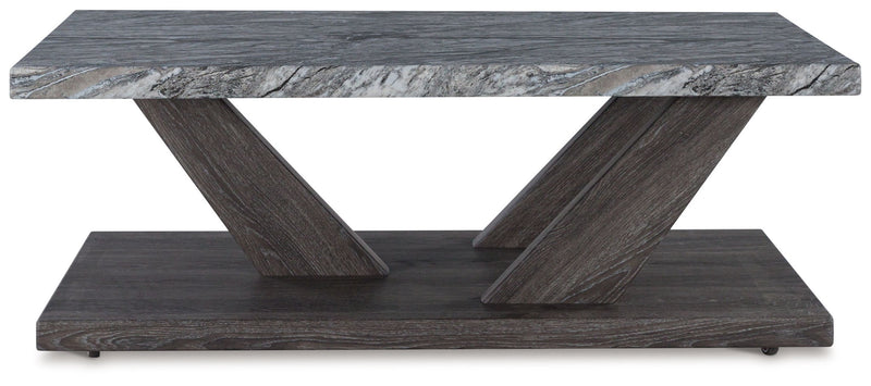 Bensonale - Occasional Table Set (Set of 3) - Brown / Gray - R&R Furniture Gallery (Fountain Valley, CA)