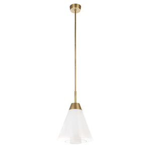 Tiered Ombre - 1 Light LED Pendant - Brass