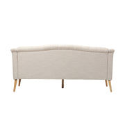 Comfy 3 Seat Sofa With Wooden Legs, For Living Room And Study - R&R Furniture Gallery (Fountain Valley, CA)