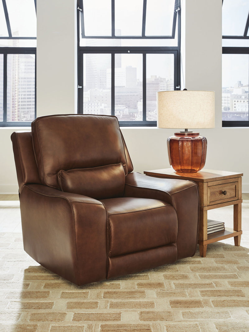 DeepWakes - Power Recliner With Adjustable Headrest - R&R Furniture Gallery (Fountain Valley, CA)