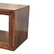 Solis - Open Side Table - Brown - R&R Furniture Gallery (Fountain Valley, CA)