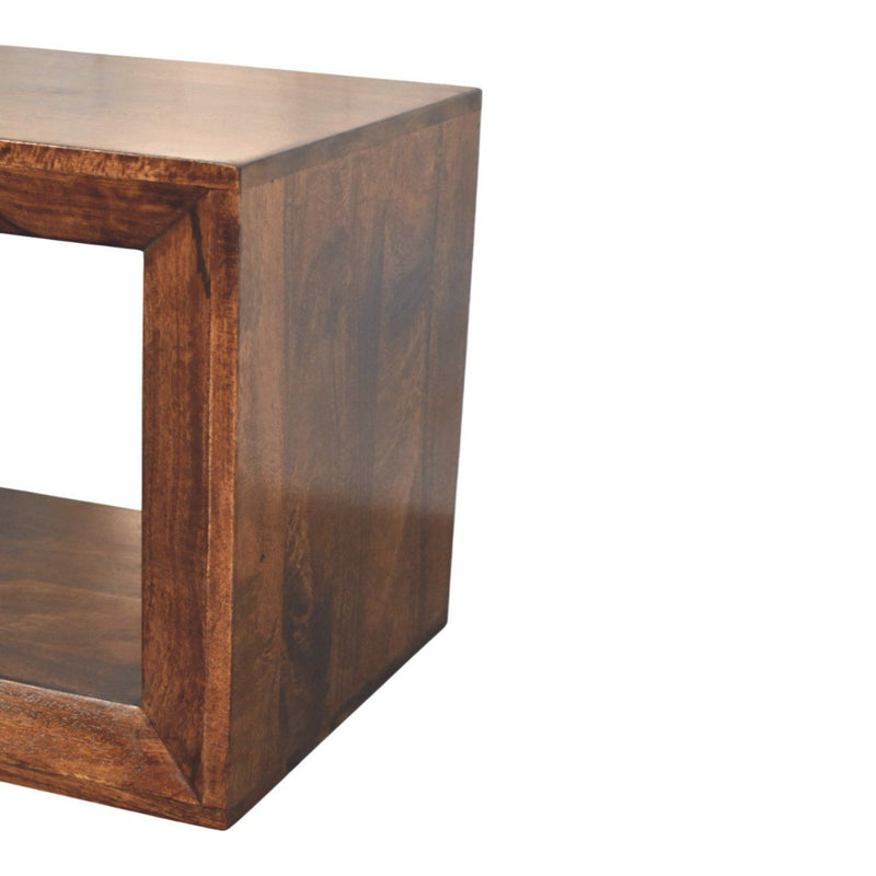 Solis - Open Side Table - Brown - R&R Furniture Gallery (Fountain Valley, CA)