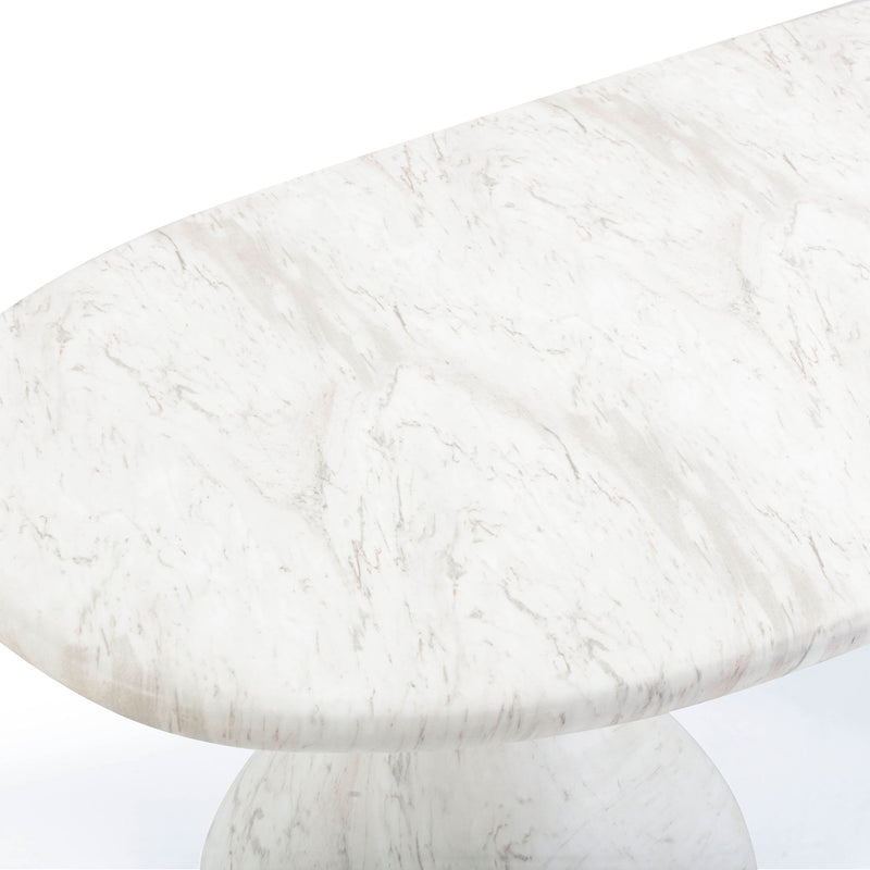 Smooch - 87" Indoor / Outdoor Oval Dining Table - R&R Furniture Gallery (Fountain Valley, CA)