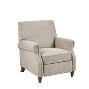 Julian - Push Back Recliner With Reclining Function - Sand - R&R Furniture Gallery (Fountain Valley, CA)