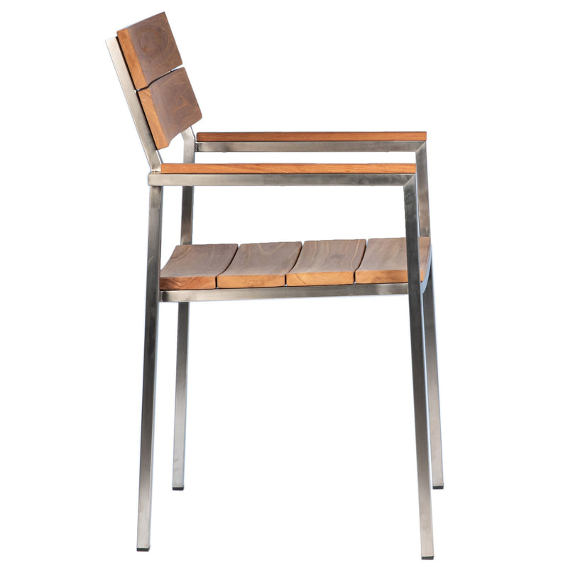 Herbert - Outdoor Dining Chair - Natural Rustic