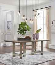 Chrestner - Rectangular Dining Room Table - Gray - R&R Furniture Gallery (Fountain Valley, CA)