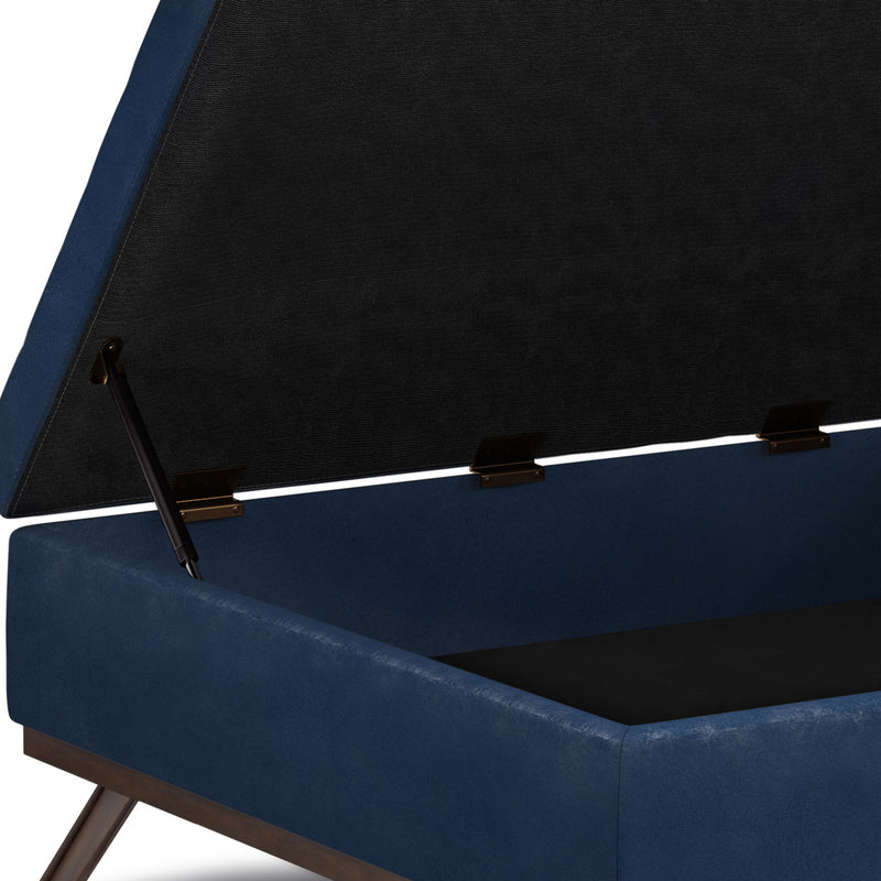 Owen - Multifunctional Square Coffee Table Storage Ottoman - R&R Furniture Gallery (Fountain Valley, CA)