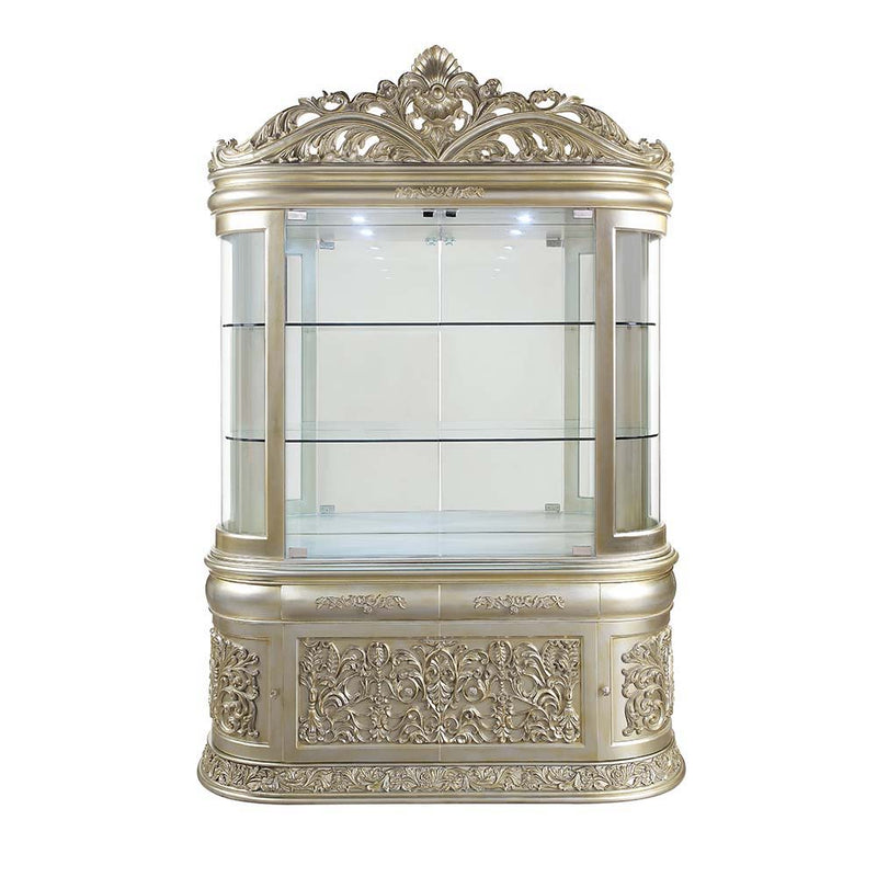 Sorina - Curio - Antique Gold - R&R Furniture Gallery (Fountain Valley, CA)