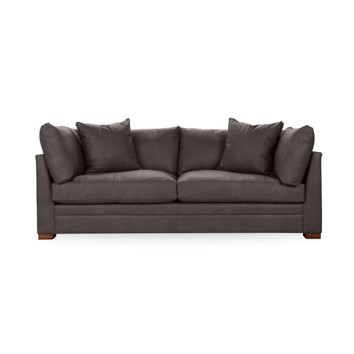 Classic Home Audrey stationary sofa with plush fabric and elegant design, shown in a cozy living room setting.