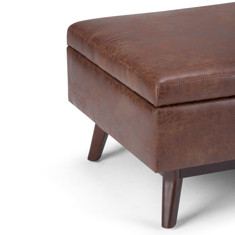 Owen - Upholstered Rectangular Storage Ottoman - R&R Furniture Gallery (Fountain Valley, CA)