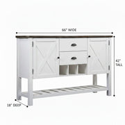 2 Drawer Server - Brown - R&R Furniture Gallery (Fountain Valley, CA)