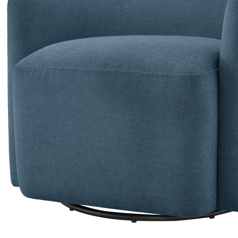 Ardena - Modern Swivel Barrel Chair - R&R Furniture Gallery (Fountain Valley, CA)