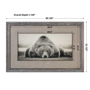 Deep Sleep - Bear Print - Silver