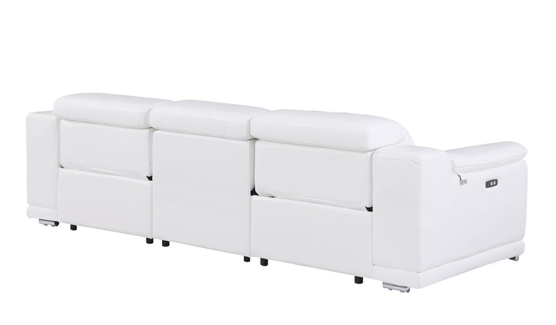 9762 - 3-Piece Modular Power Reclining Sofa With 2 Power Recliners In