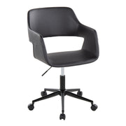 Lumi Source Margarite contemporary design task desk chair with a modern ergonomic style and cushioned seat.
