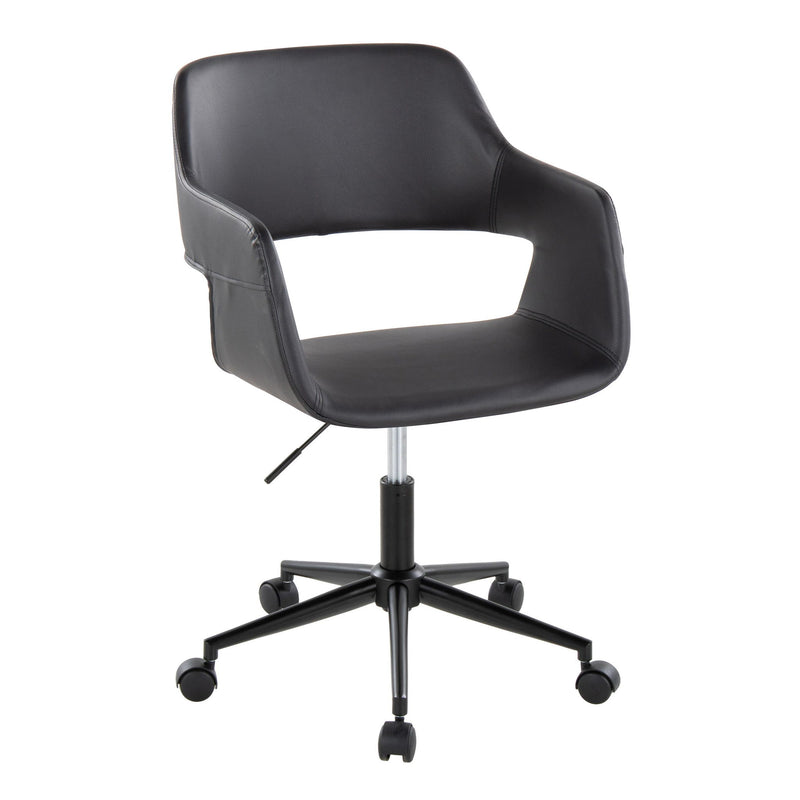 Lumi Source Margarite contemporary design task desk chair with a modern ergonomic style and cushioned seat.