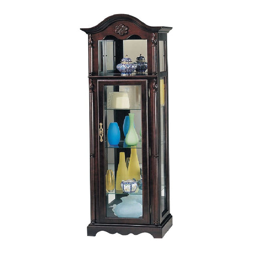 Lindsey - Curio Cabinet - Cherry - R&R Furniture Gallery (Fountain Valley, CA)