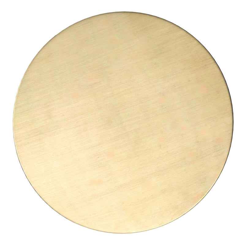 Johnsen - Cross Hatch Pattern Accent Table - Antique Gold - R&R Furniture Gallery (Fountain Valley, CA)
