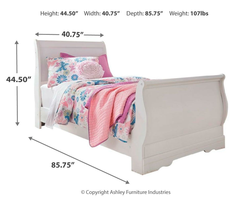 Anarasia - Sleigh Bed Set - R&R Furniture Gallery (Fountain Valley, CA)