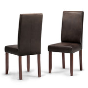 Acadian - Upholstered Parson Dining Chair (Set of 2) - R&R Furniture Gallery (Fountain Valley, CA)