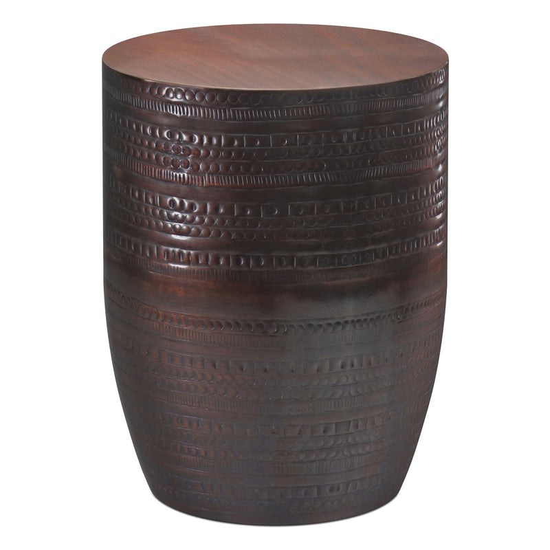 Johnsen - Handcrafted Large Metal Accent Table - R&R Furniture Gallery (Fountain Valley, CA)