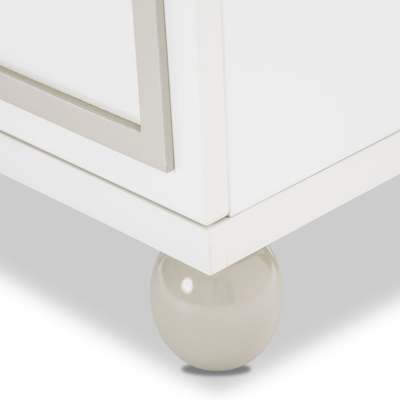 Sky Tower - Nightstand - White - R&R Furniture Gallery (Fountain Valley, CA)