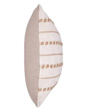 Melange - Lago Pillow - Ivory / Natural - R&R Furniture Gallery (Fountain Valley, CA)