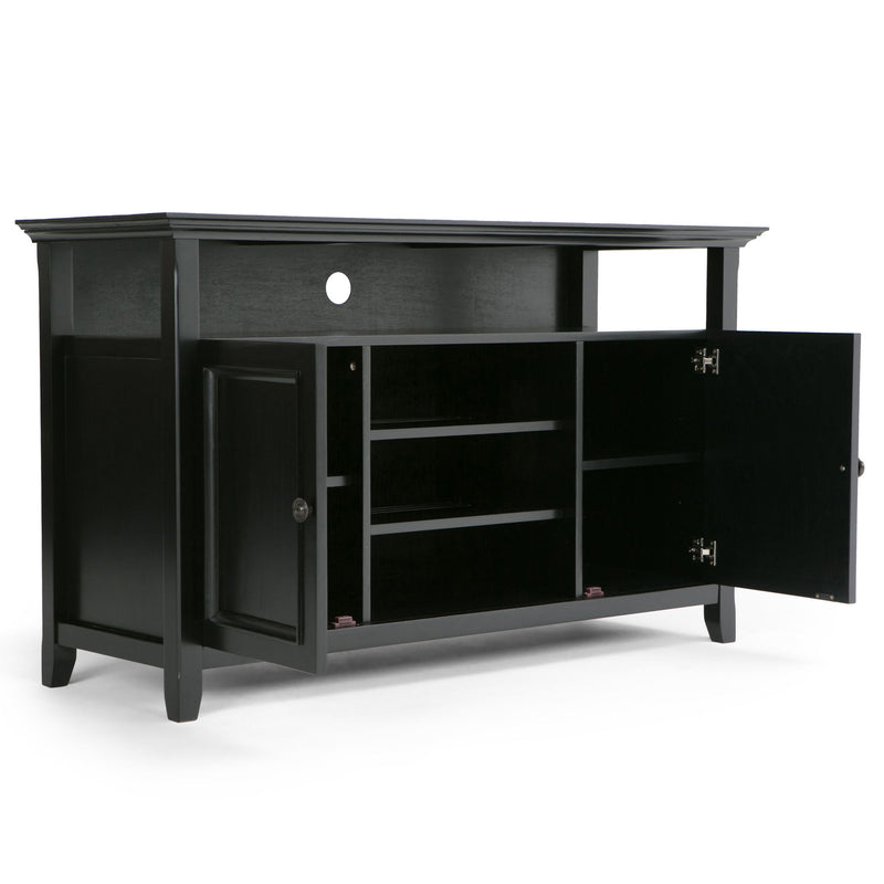 Amherst - TV Media Stand, Handcrafted - R&R Furniture Gallery (Fountain Valley, CA)