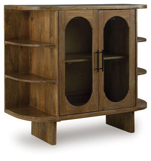Niall - Accent Cabinet - Light Brown - R&R Furniture Gallery (Fountain Valley, CA)