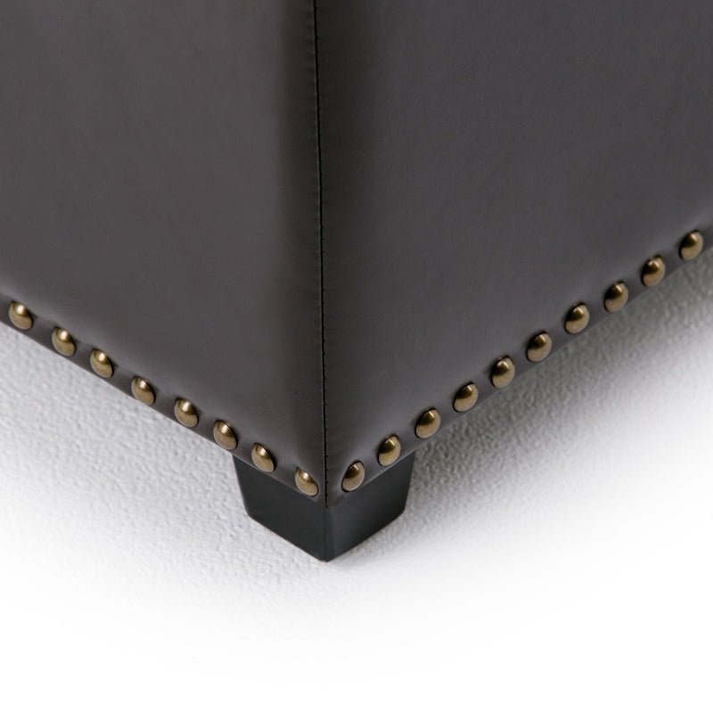Kingsley - Upholstered Large Storage Ottoman - R&R Furniture Gallery (Fountain Valley, CA)