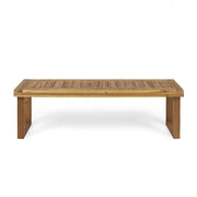 Outdoor Dining Set - Sandblast Natural Finish - R&R Furniture Gallery (Fountain Valley, CA)