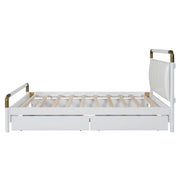 Storage Platform Bed, With 2 Big Drawers, Trundle - R&R Furniture Gallery (Fountain Valley, CA)
