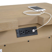 3 Drawer Nightstand - Tan - R&R Furniture Gallery (Fountain Valley, CA)