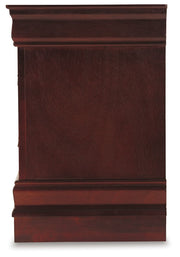 Alisdair - Two Drawer Night Stand - Reddish Brown - R&R Furniture Gallery (Fountain Valley, CA)