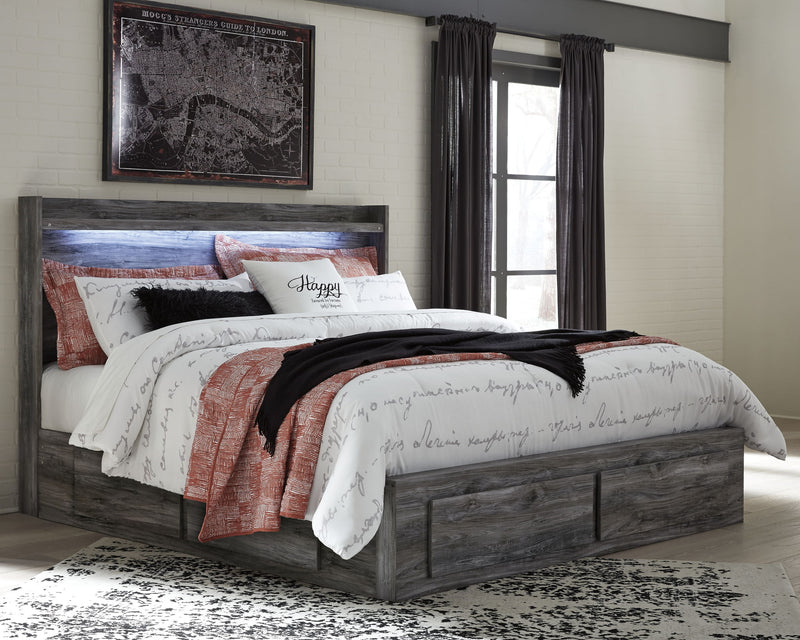 Baystorm - Panel Bedroom Set - Gray - R&R Furniture Gallery (Fountain Valley, CA)
