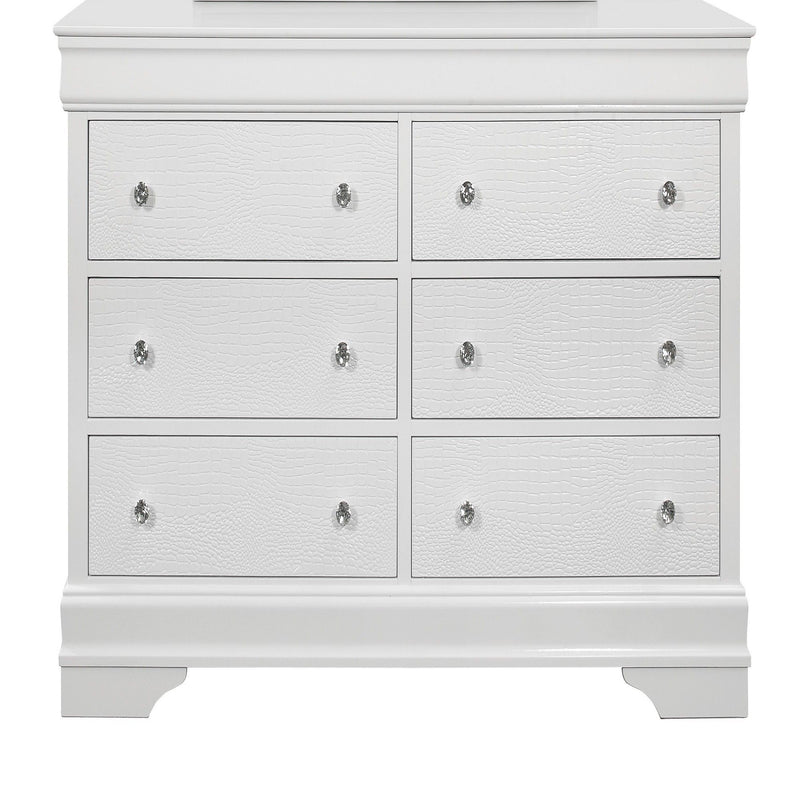 Shaker - Crocodile Metallic Dresser - R&R Furniture Gallery (Fountain Valley, CA)