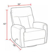 Natalia - Manual Swivel Glider Recliner (Set of 2) - R&R Furniture Gallery (Fountain Valley, CA)