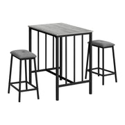 3 Pieces Dining Set, Counter Height, Rectangular, Small, Contemporary & Modern - R&R Furniture Gallery (Fountain Valley, CA)